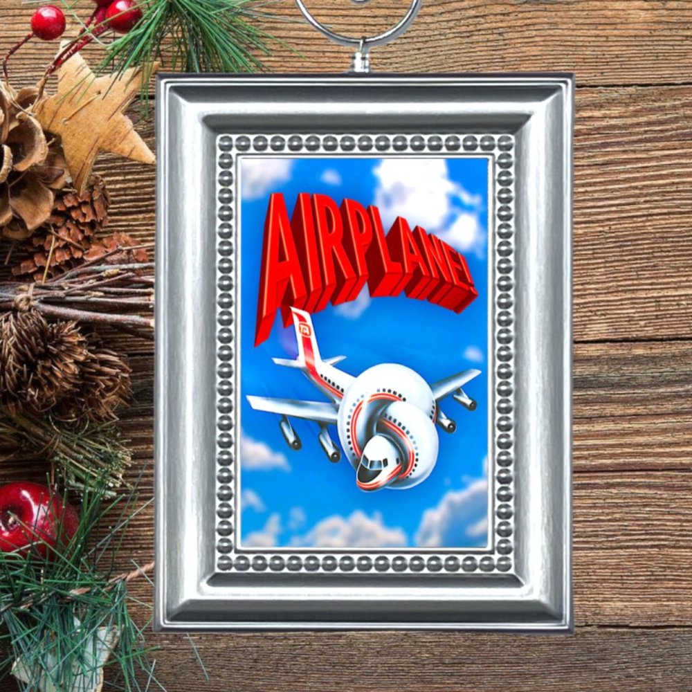 Airplane Retro‎ Movie Memorabilia Christmas Tree Ornament